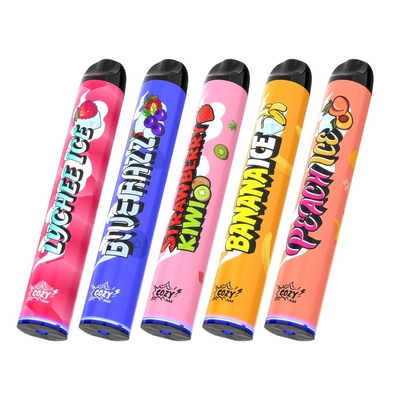 L'usine fournit la meilleure bobine de maille Cozy Max 1800puffs stylo vape jetable